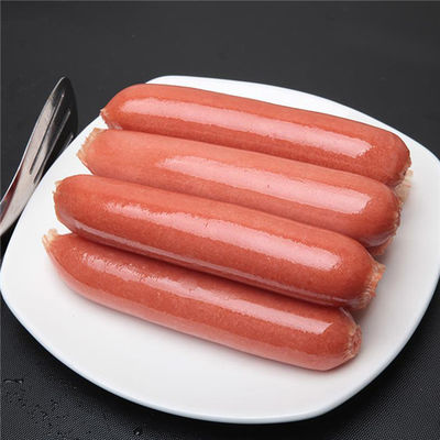 Peaux à saucisses synthétiques molles de boyaux à saucisse de collagène de boîte de couleur naturelle