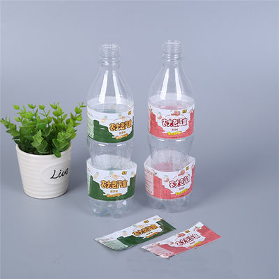 La bouteille imprimée par ODM d'OEM marque pp pour rétrécir des labels de douille pour des bouteilles