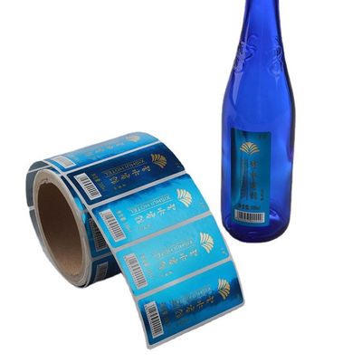 La bière de l'eau de vin a imprimé le label auto-adhésif d'ANIMAL FAMILIER de PVC imperméable de labels de bouteille