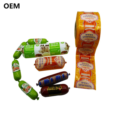 Enveloppes de saucisses en polyamide colorées imperméables à haute barrière pour les saucisses