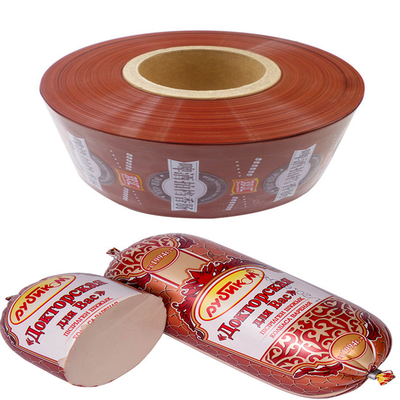Différentes couleurs disponibles Logo douanier Flexographie Impression 5 couches Sausage Enveloppes pour saucisses