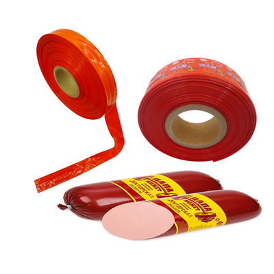 Flexographie colorée à rétrécissement élevé Impression de saucisses en nylon Pour les saucisses faites maison