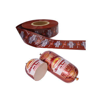 Disponible en différentes couleurs Logo douanier Flexographie Impression 5 couches Sausage Enveloppe pour saucisses