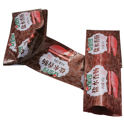 Enveloppes de saucisses en plastique Logo personnalisé Flexographie d'impression Enveloppes de saucisses en plastique