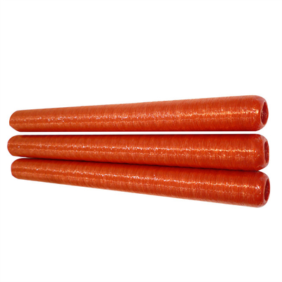 Enveloppe de saucisse fumée de cellulose non comestible couleur rouge Enveloppe de saucisse de cellulose
