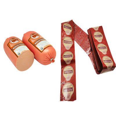 Tailles douanières Logo imprimé Matériau polyamide Enveloppes de saucisse en plastique