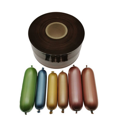 HALAL Grade alimentaire Logo personnalisé Encastrement de saucisse en nylon imprimé 20-100 mm Calibre pour la transformation de la viande