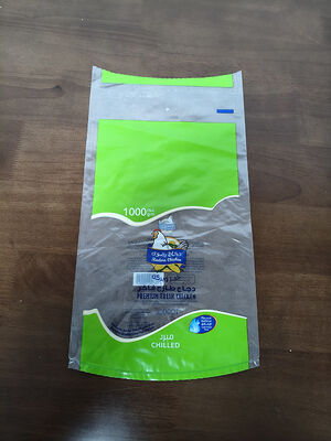 Personnalisez le logo imprimant des sacs de poulet congelés thermorétractables clairs