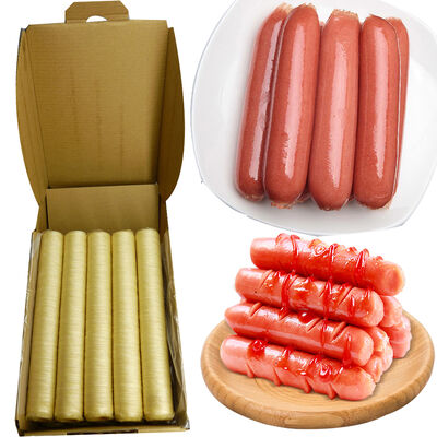Boyaux de collagène prêts à l'emploi approuvés par la FDA pour saucisses frites - Boyaux de saucisses comestibles