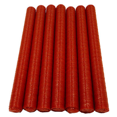 Couleur rouge Enveloppe de cellulose fumée à haute perméabilité Enveloppe de saucisse à base de cellulose végétalienne